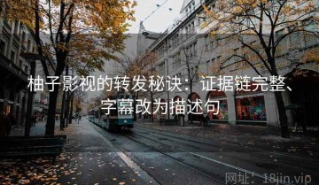 柚子影视的转发秘诀：证据链完整、字幕改为描述句
