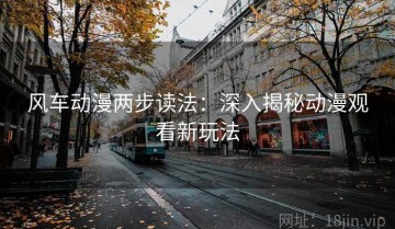 风车动漫两步读法：深入揭秘动漫观看新玩法