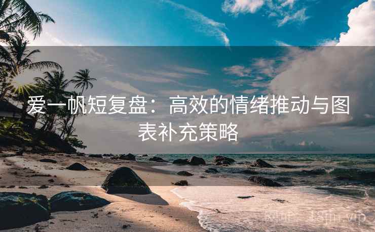 爱一帆短复盘：高效的情绪推动与图表补充策略
